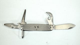 Vintage Camilus 1963 Vietnam Era Us Military Knife 4 Blades