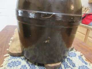 Antique Redwing Stoneware Co.  2 Gallon Brown Glazed Crock Jug 3