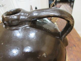 Antique Redwing Stoneware Co.  2 Gallon Brown Glazed Crock Jug 4