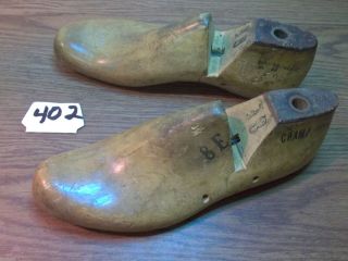 Vintage Pair 8 E Vulcan Champ Shoe Factory Industrial Last Mold 402