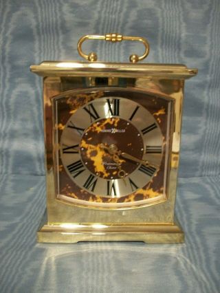 Vintage Howard Miller Westminster Chime Desk Clock Usa
