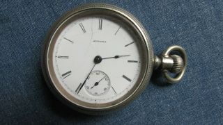 Antique Gar Civil War Veteran’s Pocket Watch Aurora Watch Co.  Il 7 Jewels