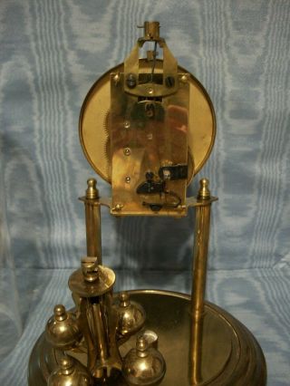 Vintage German Miniature Anniversary Mantle Clock Germany 4