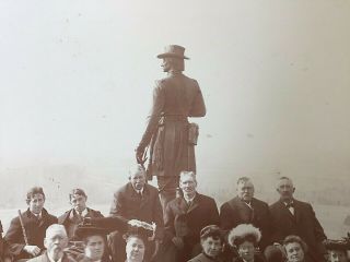 LARGE PHOTOGRAPH GETTYSBURG CIVIL WAR BATTLEFIELD GAR GROUP TIPTON L.  V.  R.  R 1905 2