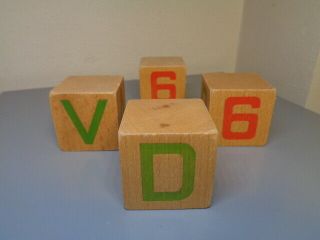 LEGO DENMARK VINTAGE 1940 ' S WOOD BLOCKS VERY RARE ITEMS 3