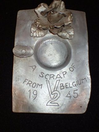 Wwii Trench Art Ashtray 
