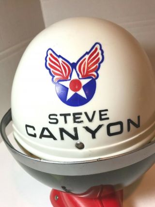 ORIG STEVE CANYON TOY JET HELMET IN.  1959 BY IDEAL TOY CO.  FANTASTIC 2