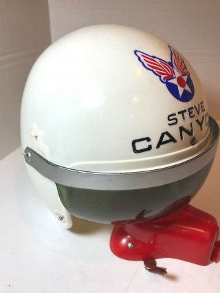 ORIG STEVE CANYON TOY JET HELMET IN.  1959 BY IDEAL TOY CO.  FANTASTIC 4