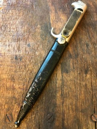 Authentic WWII Italian MVSN Officer Dagger Model 1935 9