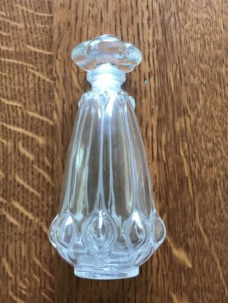 Antique French Art Glass Signed Perfume Bottle R Salinger?