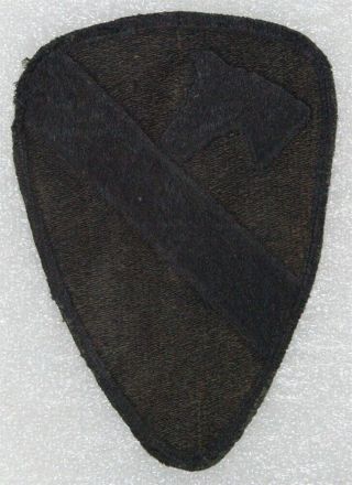 Army Patch: 1st Cavalry Division,  Vietnam Era,  Field Dyed