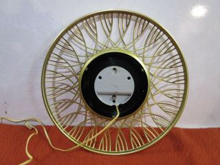 vintage sunbeam wall clock electric model A501 2