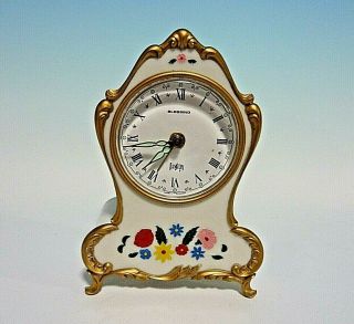 Vintage Wind Up Musical Alarm Clock - Blessing - - West Germany