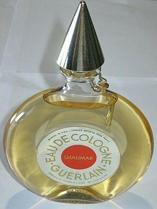 Vintage Guerlain Shalimar Perfume Bottle & Box Cologne 6 OZ - Open/Full - 1960s 3