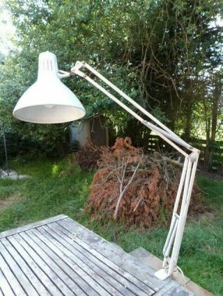 Lovely Vintage Industrial Luxo Norway Desk Bench Lamp With Clamp