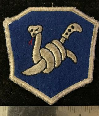 Vintage Us Army 258th Infantry Brigade Full Color Patch Theater Made