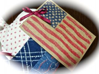 HEART from 1880 - 90s LOG CABIN QUILT PATRIOTIC GOD BLESS AMERICA BED SPRING STAND 8