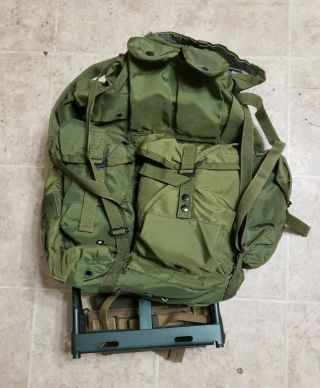 Military Od Green Field Alice Lc - 1 Back Pack Frame Ruck Sack Rucksack Large