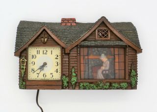 Haddon Clock Home Sweet Home Model 30 Vintage