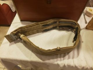 WWII Inflatable Flotation Belt Life Preserver by FIRESTONE 1942 4