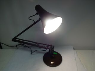 Vintage,  Retro Brown Angle Poise Table Lamp.