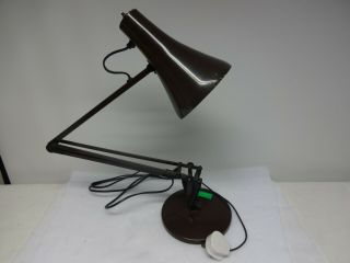 VINTAGE,  RETRO BROWN ANGLE POISE TABLE LAMP. 2