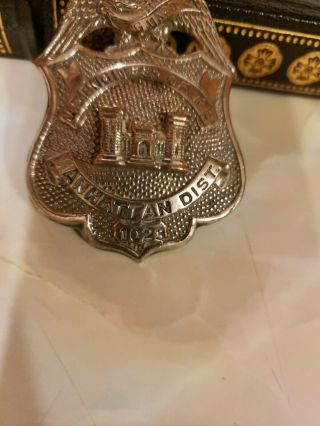 Rare WWll Manhattan Project Guard Hat Badge And Uniform Badge Very Rare 7