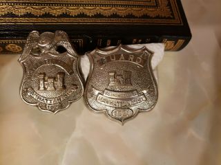 Rare WWll Manhattan Project Guard Hat Badge And Uniform Badge Very Rare 9