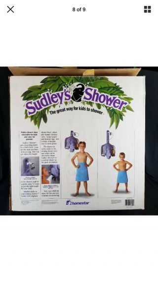 Vintage 1988 Sudley ' s Elephant Shower No Box 6