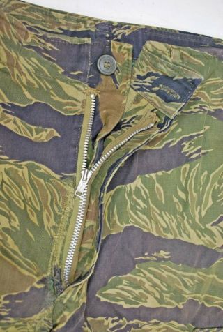 Vietnam War Special Forces Tiger Stripe Camo Trousers JWD Size US - M 3