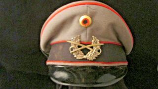 Vintage 1970s Bamberger Mutzen Industrie German Military Navy Hat 58