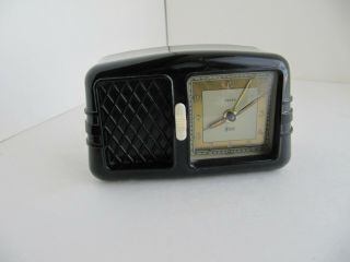 Vintage German Made Essex Alarm Clock With Music From Rensi Watch Company