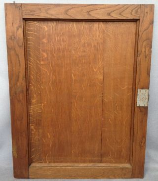 Big antique french furniture door early 1900 ' s oak wood sculpture henri II key 2