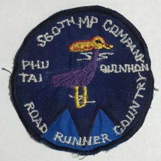 Vietnam War Vietnamese Theatre Made 560th Military Police Company Patch