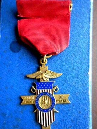 Valley Forge Military Academy " Order Of Anthony Wayne " Rear - 1948 C G V