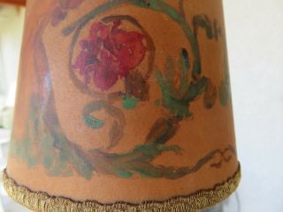 One Ofa Kind Hand Painted Art Nouveau Angels Cherubs Antique Chandelier Shades 5