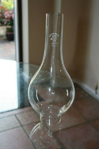 Antique Or Vintage Bulge Oil Lamp Chimney Griffin Brand
