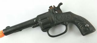 Antique Stevens Cast Iron Cap Gun GIP & PAT Miniature Toy Gun 1900 3