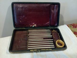 Vintage Down Bros Boxed Surgical Set Stainless Steel Steampunk