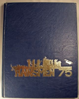 U.  S.  Navy Cruise Book " Plainsman 75 " Uss White Plains (afs4) 1975 Se Asia Cruise