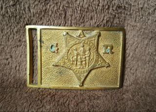 Antique Gar - Grand Army Of The Republic Belt Buckle