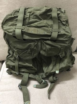 U.  S Rucksack Cotton Advisor M67 1967 Frame X Special Forces