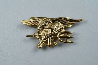 Vietnam War U.  S.  Navy Seals Anchor & Trident Badge