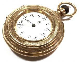 Waltham Royal Model 1873 Pocket Watch 14k Yellow Gold Demi - Hunter Case 8s 11j