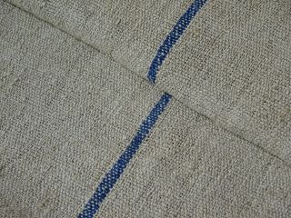 Antique European Feed Sack Grain Sack Blue Stripe 9316