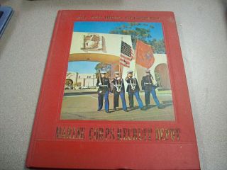 1967 Marine Corps Recruit Depot San Diego Ca First Battalion Platoon 1051 Book.