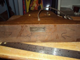 Vintage Antique 1940 ' s General Electric GE Mantel Clock Wood 3H06 6