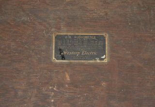 RARE 1920 WESTERN ELECTRIC 2A AUDIOMETER / HEARING TESTER MISSING SOME PARTS 2