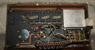 RARE 1920 WESTERN ELECTRIC 2A AUDIOMETER / HEARING TESTER MISSING SOME PARTS 7