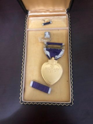 WW2 US Purple Heart Medal & Case 2